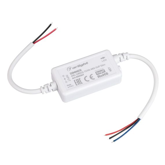 Arlight 032347 Диммер ARL-SIRIUS-TUYA-MIX-SUF Slim (12-24V, 2x3A, 2,4G) (Arlight, IP20 Пластик, 3 года) 032347