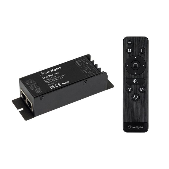 Arlight 021316 Диммер VT-S08-1x25A (12-24V, ПДУ Стик 12кн, RF) (Arlight, IP20 Металл, 3 года) 021316, изображение 2