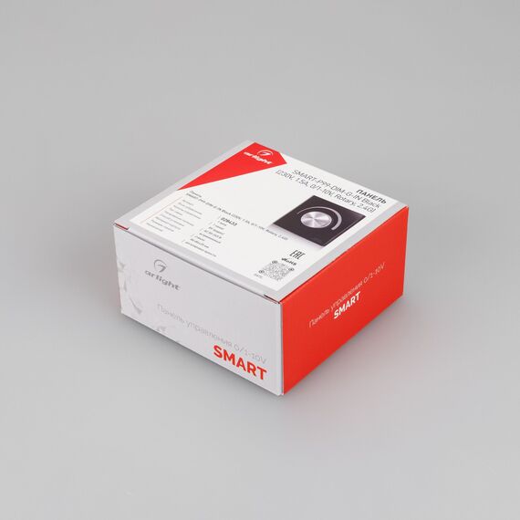 Arlight 028433 Панель SMART-P99-DIM-G-IN Black (230V, 1,5A, 0/1-10V, Rotary, 2,4G) (Arlight, Стекло) 028433, изображение 8