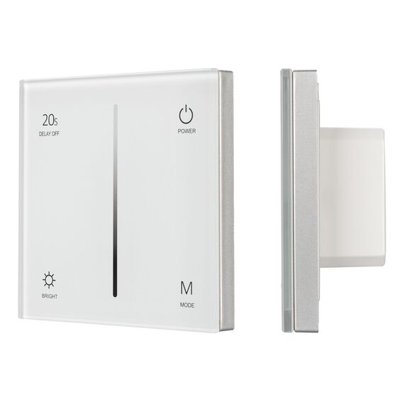 Arlight 027113 Панель SMART-P36-DIM-IN White (230V, 1,2A, TRIAC, Sens, 2,4G) (Arlight, IP20 Пластик, 5 лет) 027113
