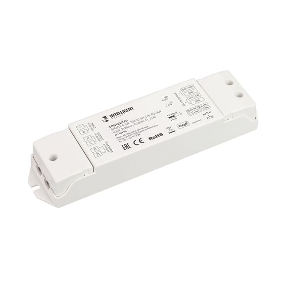 Arlight 038156 INTELLIGENT ARLIGHT Конвертер SMART-0-10V-302-72-SH-DRI-PD-SUF (230V, 2x20mA, TUYA Wi-Fi, 2,4G) (IARL, IP20 Пластик, 5 лет) 038156