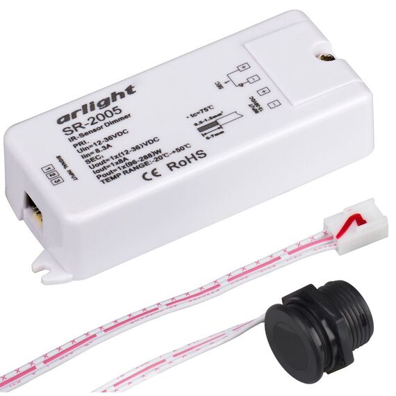 Arlight 014047 Диммер SR-2005 (12-36V, 96-288W, IR-Sensor) (Arlight, -) 014047