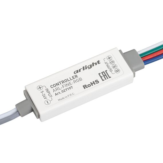 Arlight 027197 Контроллер ARL-FINE-RGB Black (5-24V, 3x2A, RF ПДУ 18кн) (Arlight, IP20 Пластик, 1 год) 027197, изображение 4