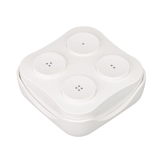 Arlight 029698 INTELLIGENT ARLIGHT Панель TUYA-228-4-RF-WH-SUF (kinetic, 433MHz) (IARL, IP20 Пластик, 3 года) 029698