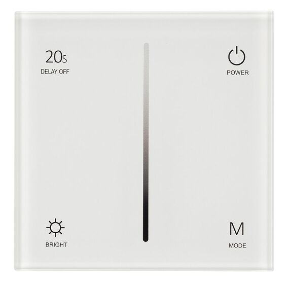 Arlight 027113 Панель SMART-P36-DIM-IN White (230V, 1,2A, TRIAC, Sens, 2,4G) (Arlight, IP20 Пластик, 5 лет) 027113, изображение 4