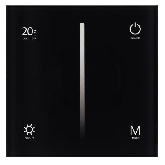 Arlight 028113 Панель SMART-P35-DIM-IN Black (230V, 0-10V, Sens, 2,4G) (Arlight, IP20 Пластик, 5 лет) 028113, изображение 4