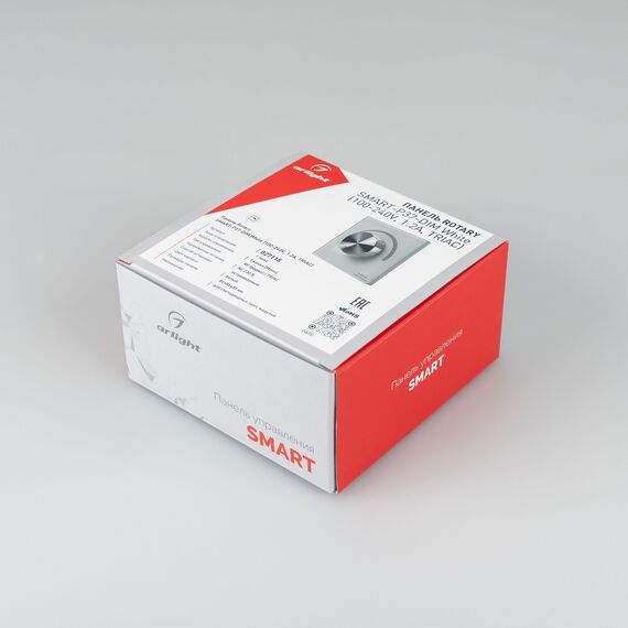 Arlight 027115 Панель SMART-P37-DIM-IN White (230V, 1,2A, TRIAC, Rotary, 2,4G) (Arlight, IP20 Пластик, 5 лет) 027115, изображение 6