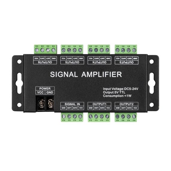 Arlight 033094 Усилитель сигнала LN-SPI-6CH (5-24V) (Arlight, IP20 Металл, 1 год) 033094, изображение 3