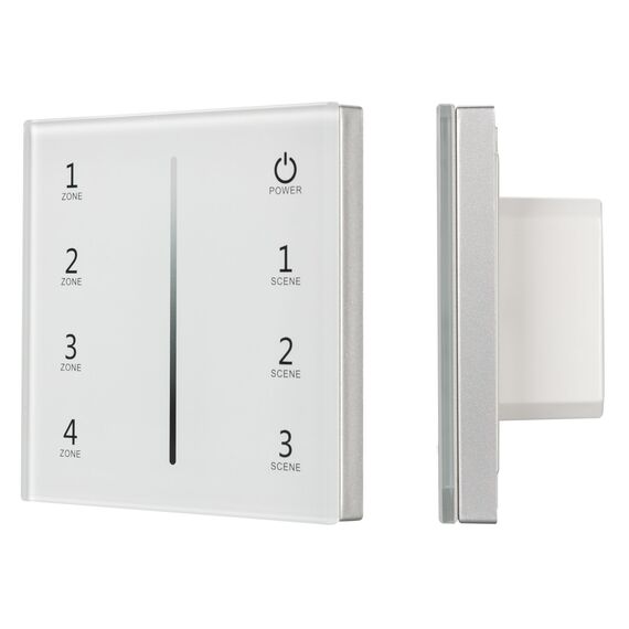 Arlight 027111 Панель SMART-P34-DIM-IN White (230V, 0-10V, Sens, 2,4G) (Arlight, IP20 Пластик, 5 лет) 027111