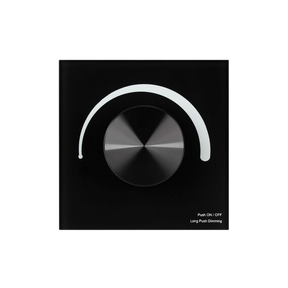 Arlight 028433 Панель SMART-P99-DIM-G-IN Black (230V, 1,5A, 0/1-10V, Rotary, 2,4G) (Arlight, Стекло) 028433, изображение 4