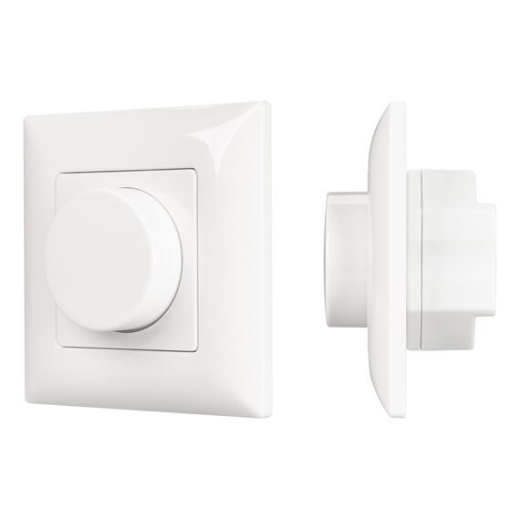 Arlight 033010 Панель SMART-P14-DIM-P-IN White (230V, 1,5A, 0/1-10V, Rotary, 2,4G) (Arlight, IP20 Пластик, 5 лет) 033010