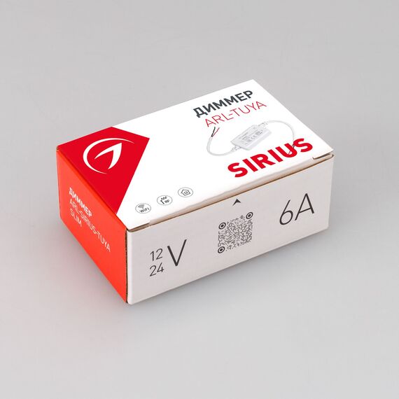 Arlight 032346 Диммер ARL-SIRIUS-TUYA-DIM-SUF Slim (12-24V, 1x6A, 2,4G) (Arlight, IP20 Пластик, 3 года) 032346, изображение 4