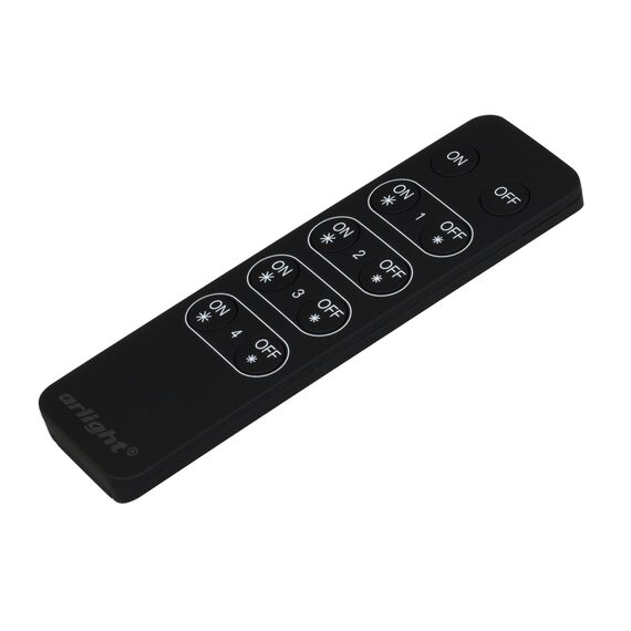 Arlight 021057 Пульт SR-2833K4 Black (диммер 4 зоны) (Arlight, IP20 Пластик, 3 года) 021057