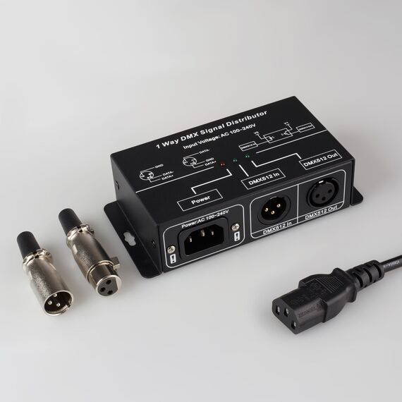 Arlight 016921 Усилитель DMX-сигнала LN-DMX-1CH (220V) (Arlight, IP20 Металл, 1 год) 016921, изображение 3
