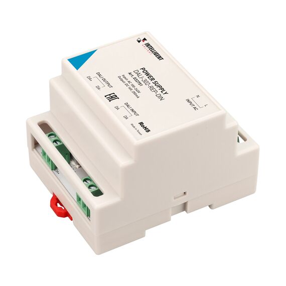Arlight 032751 INTELLIGENT ARLIGHT Блок питания шины DALI-302-REP-DIN (230V, 250mA) (IARL, IP20 Пластик, 3 года) 032751