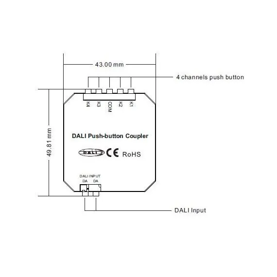 Arlight 032882 INTELLIGENT ARLIGHT Конвертер DALI-309-4-D2-IN (DALI-BUS, Free purpose) (IARL, Пластик) - ! УПАКОВКА СОСТОИТ ИЗ - 1 шт, изображение 3