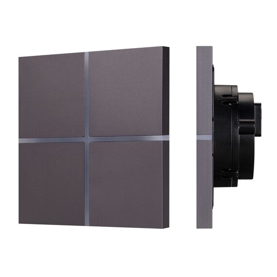 Arlight 038309 INTELLIGENT ARLIGHT Сенсорная панельNX-304-13-IN Grey (BUS, Frameless) (IARL, IP20 Металл, 2 года) 038309