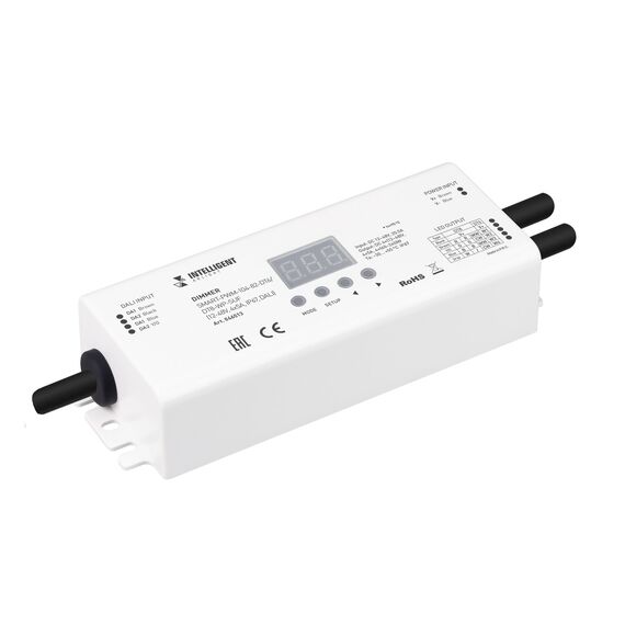 Arlight 046513 INTELLIGENT ARLIGHT Диммер SMART-PWM-104-82-DT6/DT8-WP-SUF (12-48V, 4x5A, IP67, DALI) (IARL, IP20 Пластик, 5 лет) 046513
