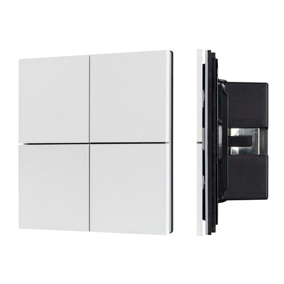 Arlight 038365 INTELLIGENT ARLIGHT Кнопочная панельNX-304-23-IN White (BUS, Frameless) (IARL, IP20 Металл, 2 года) 038365