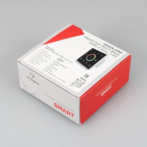 Arlight 028322 Панель Sens SMART-P67-MULTI Black (230V, 4 зоны, 2,4G) (Arlight, IP20 Пластик, 5 лет) 028322, изображение 6