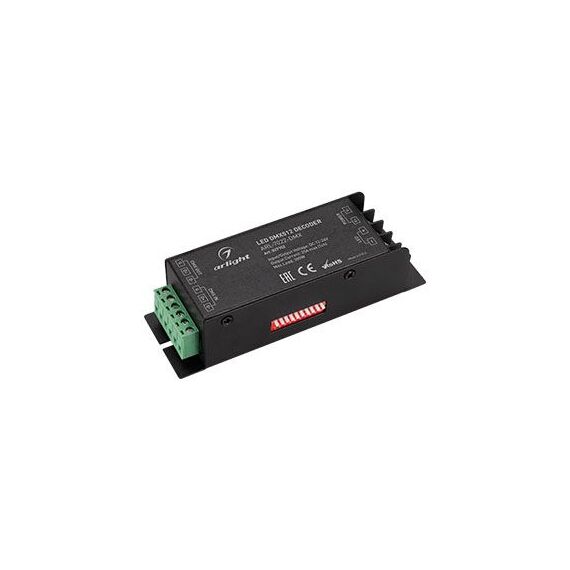 Arlight 027152 Декодер ARL-7022-DMX (12-24V, 1x25A, DMX512) (Arlight, IP20 Металл, 3 года) 027152, изображение 2