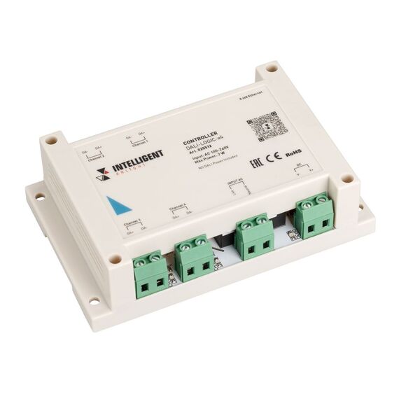Arlight 025512 INTELLIGENT ARLIGHT Контроллер DALI-LOGIC-x4 (230B, Ethernet) (IARL, IP20 Пластик, 2 года) 025512