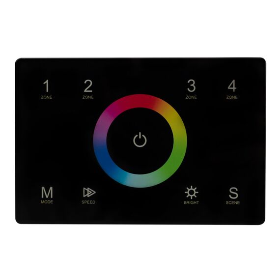 Arlight 028403 Панель Sens SMART-P83-RGB Black (230V, 4 зоны, 2,4G) (Arlight, IP20 Пластик, 5 лет) 028403, изображение 6