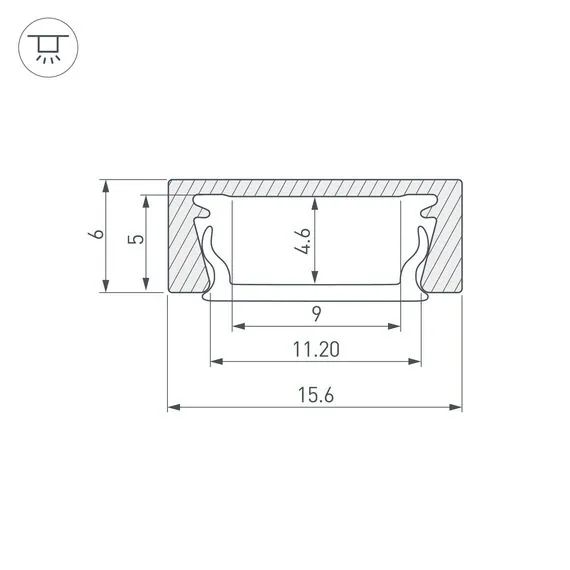 Arlight 053547 Профиль MIC-M-3000 (Arlight, Алюминий) 053547, изображение 9