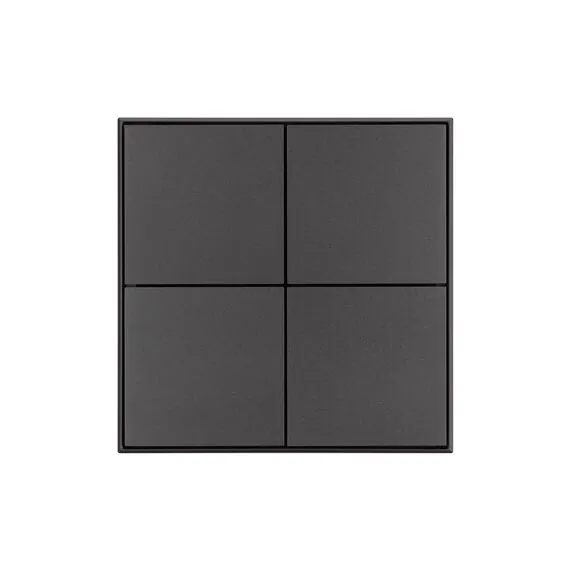 Arlight 039667 INTELLIGENT ARLIGHT Кнопочная панель KNX-304-23-IN Black (BUS, Frame) (IARL, IP20 Металл, 2 года) - ! УПАКОВКА СОСТОИТ ИЗ - 1 шт, изображение 4