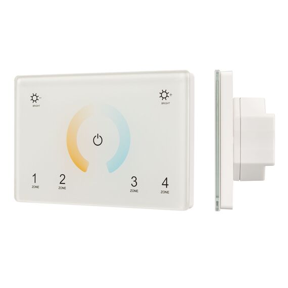 Arlight 028400 Панель Sens SMART-P81-MIX White (230V, 4 зоны, 2,4G) (Arlight, IP20 Пластик, 5 лет) 028400