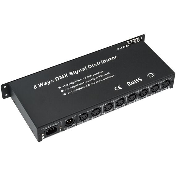 Arlight 019502 Контроллер-распределитель LN-DMX-8CH (230V) (Arlight, IP20 Металл, 1 год) 019502