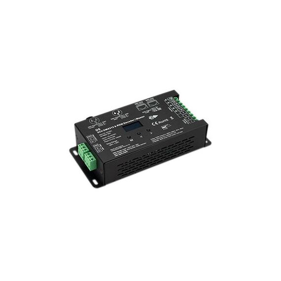 Arlight 028449 Декодер SMART-K55-DMX (12-24V, 5x6A, XLR3) (Arlight, Металл) 028449, изображение 4