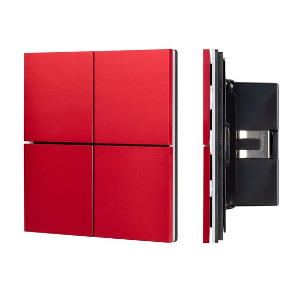 Arlight 039664 INTELLIGENT ARLIGHT Кнопочная панельNX-304-23-IN Rose Red (BUS, Frameless) (IARL, IP20 Металл, 2 года) 039664