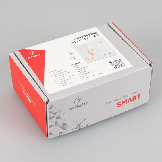 Arlight 028400 Панель Sens SMART-P81-MIX White (230V, 4 зоны, 2,4G) (Arlight, IP20 Пластик, 5 лет) 028400, изображение 8
