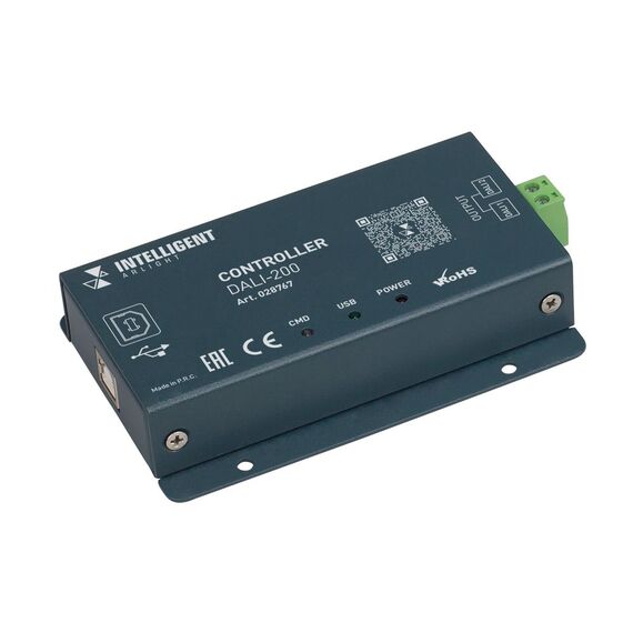 Arlight 028767 INTELLIGENT ARLIGHT Контроллер DALI-200 (IARL, IP20 Металл, 1 год) - ! УПАКОВКА СОСТОИТ ИЗ - 1 шт