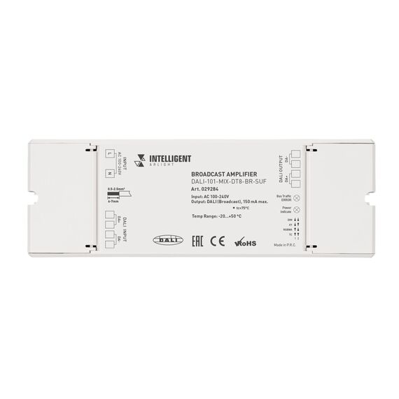 Arlight 029284 INTELLIGENT ARLIGHT Усилитель DALI-101-MIX-DT8-BR-SUF (DALI bus, 230V) (IARL, -) 029284, изображение 4