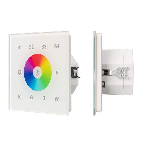 Arlight 037202 INTELLIGENT ARLIGHT Сенсорная панель DALI-901-11-4G-RGBW-DT8-IN White (BUS/230V) (IARL, IP20 Пластик, 3 года) 037202