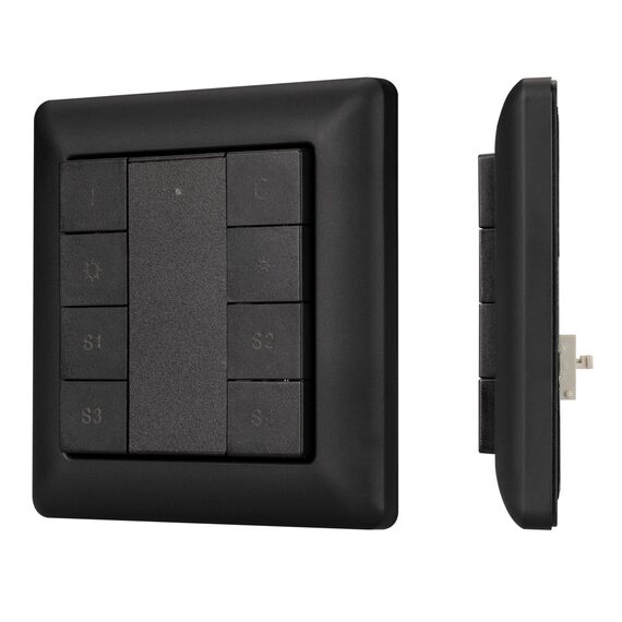 Arlight 029243 INTELLIGENT ARLIGHT Панель DALI-223-1G-4S-IN-BLACK (BUS) (IARL, -) 029243