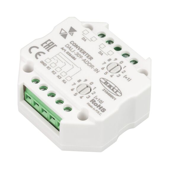 Arlight 026486 INTELLIGENT ARLIGHT Конвертер DALI-309-ADDR-IN (DALI bus) (IARL, -) 026486