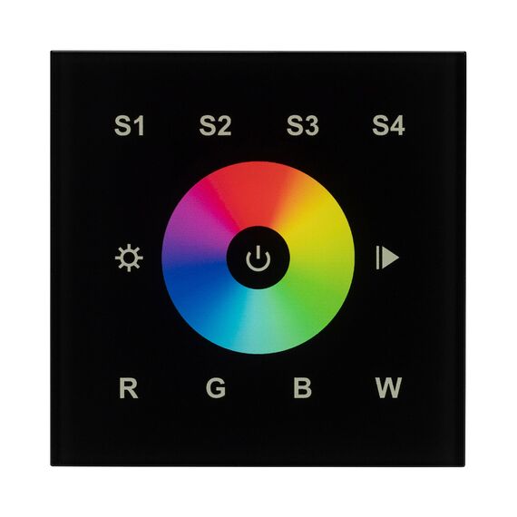 Arlight 037199 INTELLIGENT ARLIGHT Сенсорная панель DALI-901-11-1G-4SC-RGBW-DT8-IN Black (BUS/230V) (IARL, IP20 Пластик, 3 года) 037199, изображение 4
