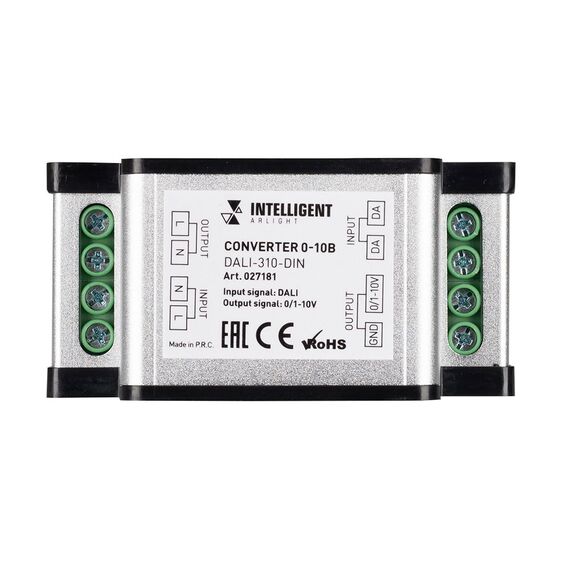 Arlight 027181 INTELLIGENT ARLIGHT Конвертер 0-10В DALI-310-DIN (AC 230V, DALI, 0-10) (IARL, -) 027181, изображение 4