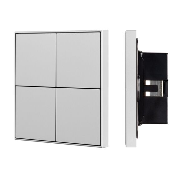 Arlight 039666 INTELLIGENT ARLIGHT Кнопочная панельNX-304-23-IN Silver (BUS, Frame) (IARL, IP20 Металл, 2 года) 039666