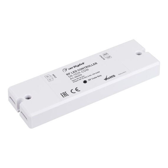 Arlight 024292 Контроллер SR-1029-CDW (12-24V, 2x5A) (Arlight, IP20 Пластик, 3 года) 024292