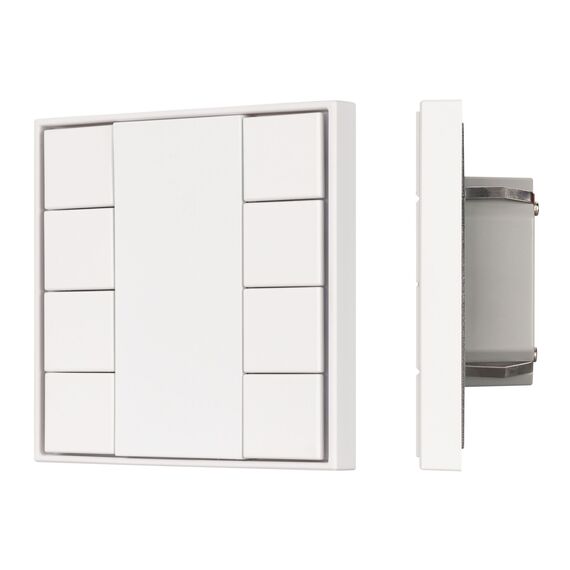 Arlight 037723 INTELLIGENT ARLIGHT Кнопочная панельNX-301-22-8-SH-IN White (BUS, Frame) (IARL, IP20 Пластик, 3 года) 037723
