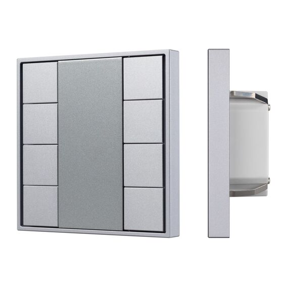 Arlight 027962 INTELLIGENT ARLIGHT ПанельNX-223-8-GREY (BUS) (IARL, IP20 Металл, 3 года) 027962