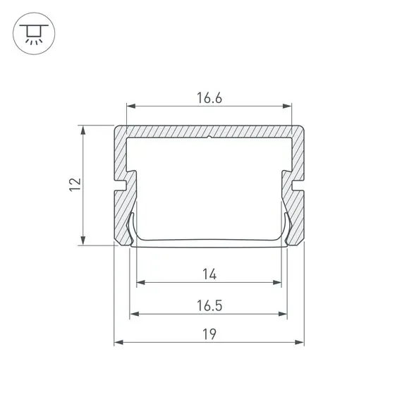 Arlight 045498 Профиль SILER-3000 ANOD (Arlight, Алюминий) 045498, изображение 5