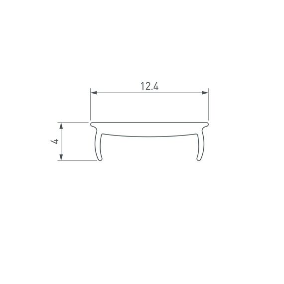 Arlight 017448 Экран MAT-L матовый для PDS, MIC (Arlight, Пластик) 017448, изображение 3