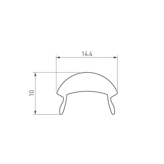Arlight 013658 Экран с линзой 10°-60° для PDS, MIC (Arlight, Пластик) 013658, изображение 7