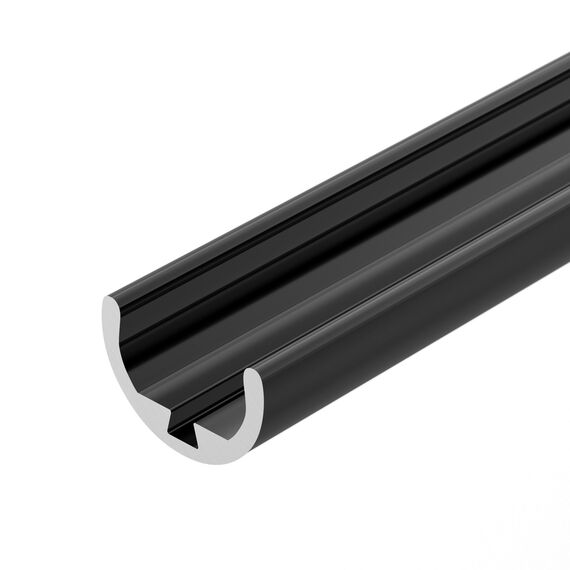Arlight 033036 Профиль ROUND-D10,5-2000 ANOD BLACK (Arlight, Алюминий) 033036, изображение 4