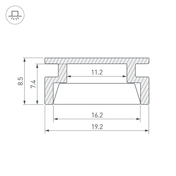 Arlight 012090 Профиль HR-2000 (Arlight, Алюминий) 012090, изображение 8